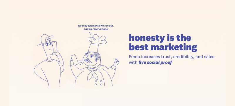 The Fomo Social Proof App