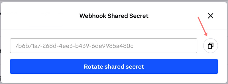 copy shared secret