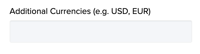 Jumpseller Currencies Theme Options