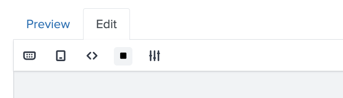 Email Editor Toolbar
