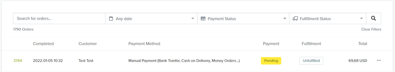 all orders