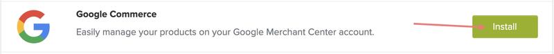 Google Commerce Install