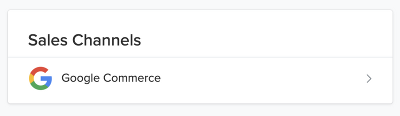 Activate products Google Commerce