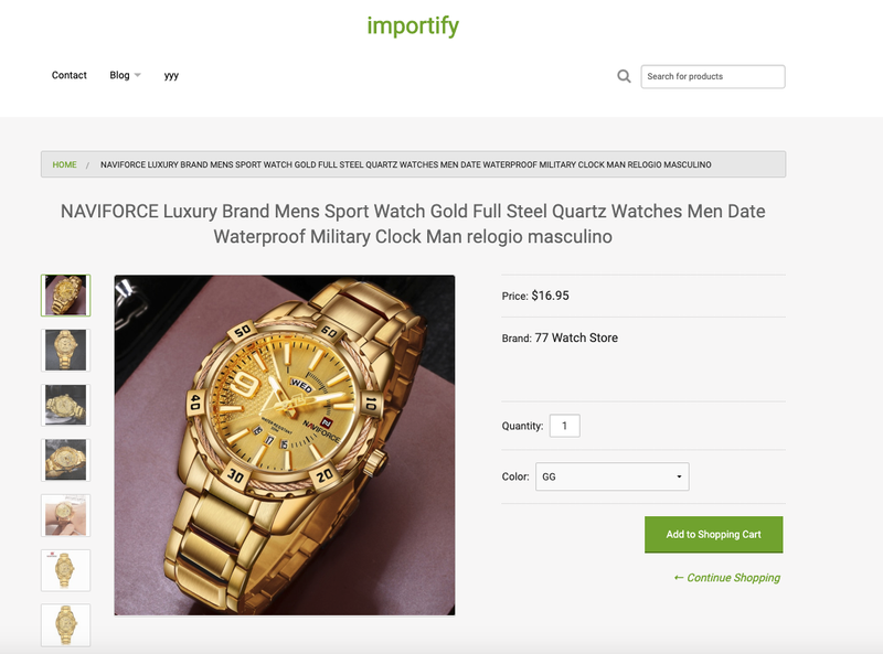 your online store
