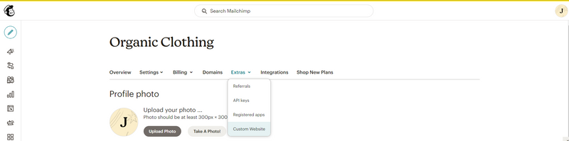 integration custom website