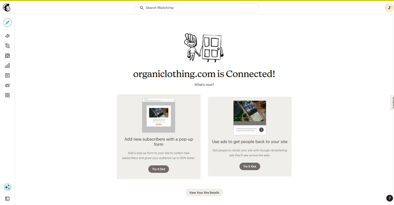 integration mailchimp newsletter