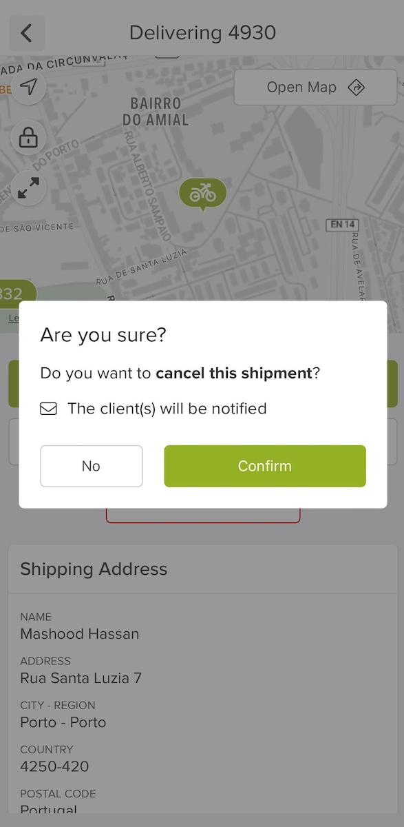 order information