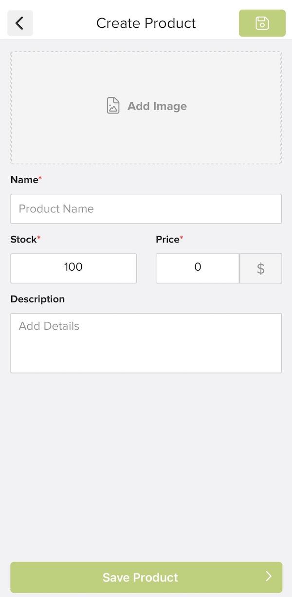 order information