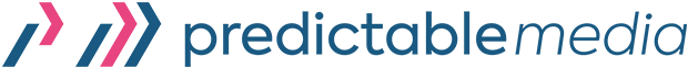 predictable media logo