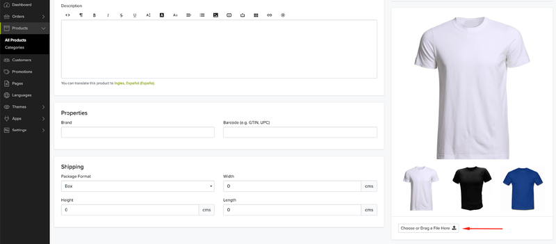 Product Options with Associated Images