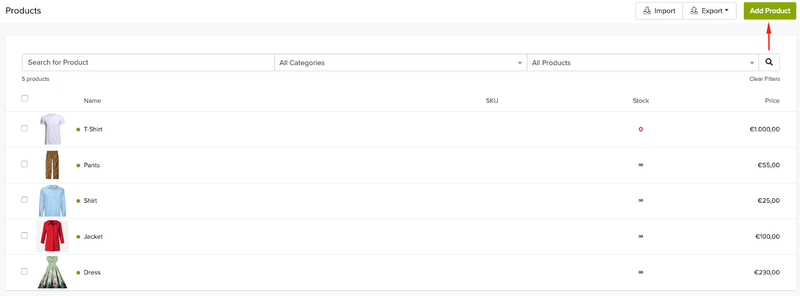 Product Page