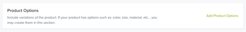 product option