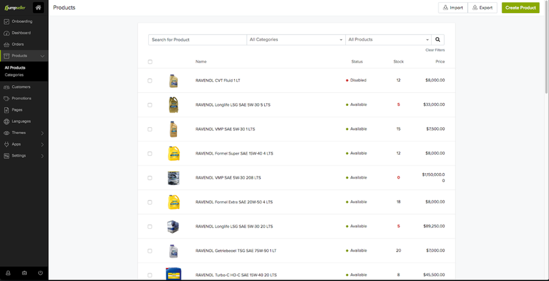 Product List