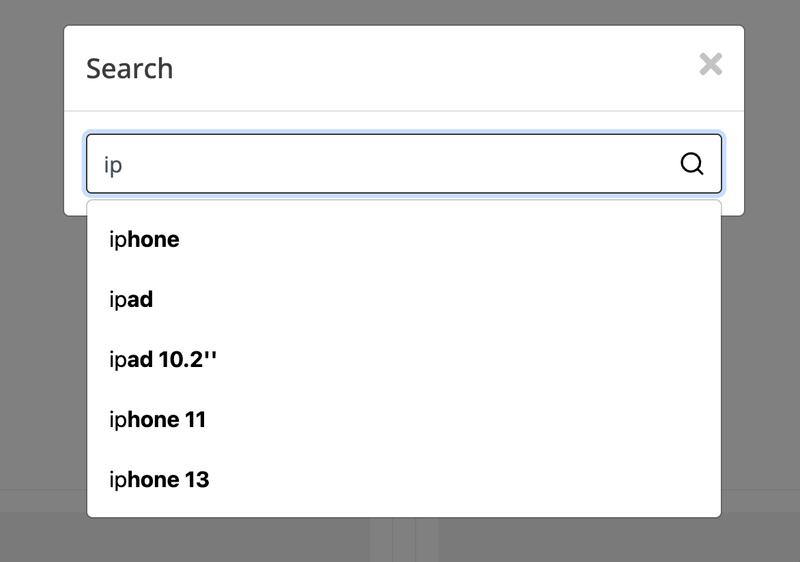 Autocomplete iPhone Example