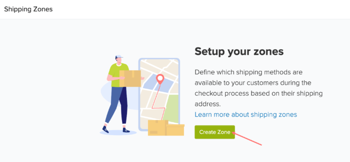 shipping menu