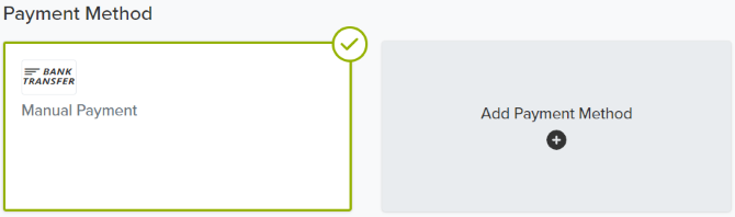 payment method