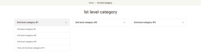 Category - All categories template