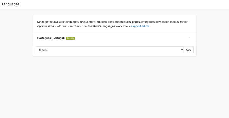Jumpseller Add Language