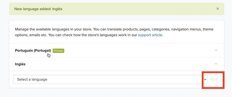 Jumpseller Add Language