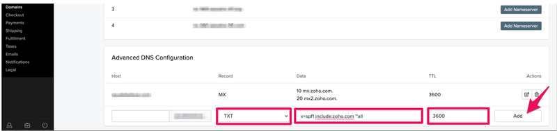 Zoho MXs