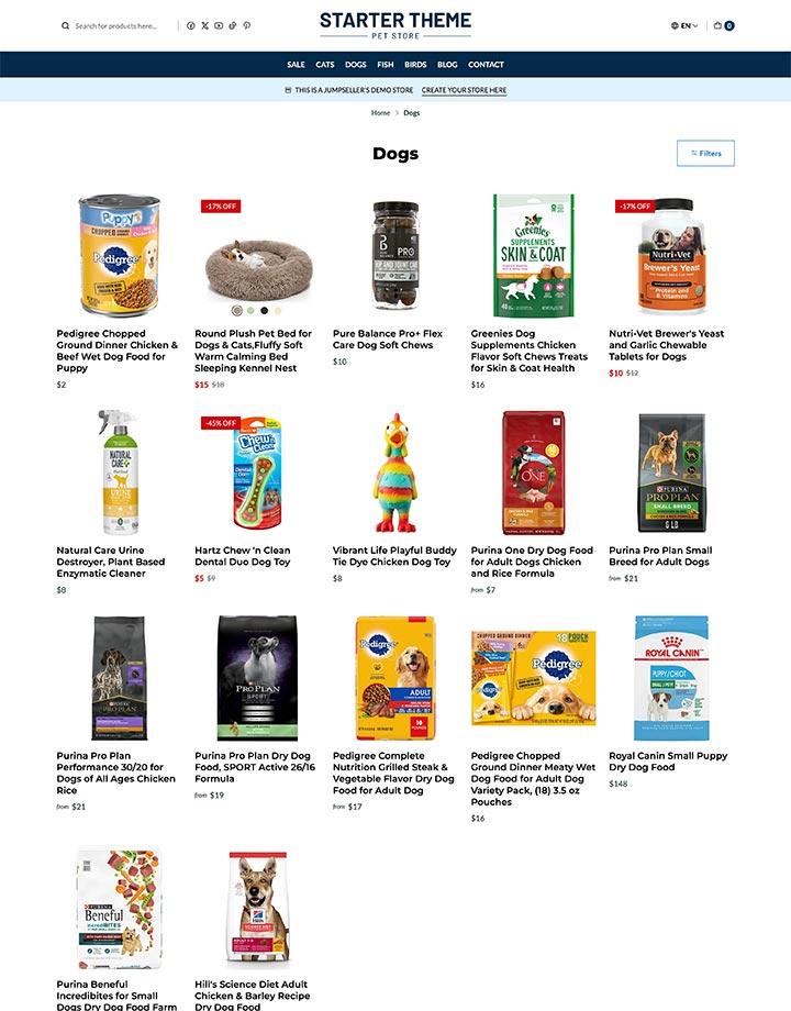 Default Category Page